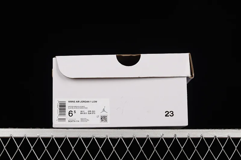 All categories Air Jordan Jordan series basketball shoes Air Jordan 1 Low Z version Air Jordan 1 Low "Marina Blue" AJ1 Joe 1 white and blue cultural basketball shoes DC0774-114
